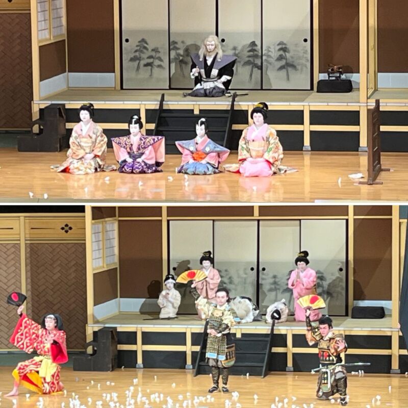 Image for the Tweet beginning: １１月２３日
下條村「文化の祭典」で下條歌舞伎を鑑賞。保存会は文科大臣の地域文化功労者表彰を受賞。高校生から80代まで所属し、子どもたちの育成も進めています。公演は世代を超えて歌舞伎を楽しむ姿が印象的でした。
#下條村 #下條歌舞伎 